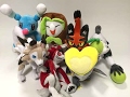 Japan Pokemon Lycanroc Torracat Jangmo-o Dartrix Brionne Passimian Plush Toys