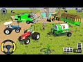 JCB Driving Heavy Load with Tractor Driving Railway crossing Android Gameplay 🚧