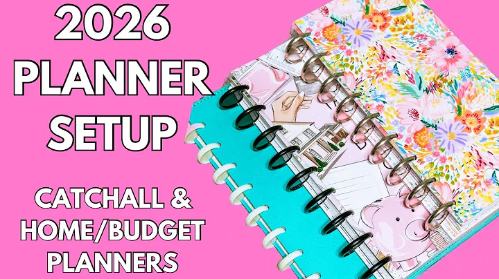2026 PLANNER SETUP | CATCHALL & HOME/BUDGET PLANNERS