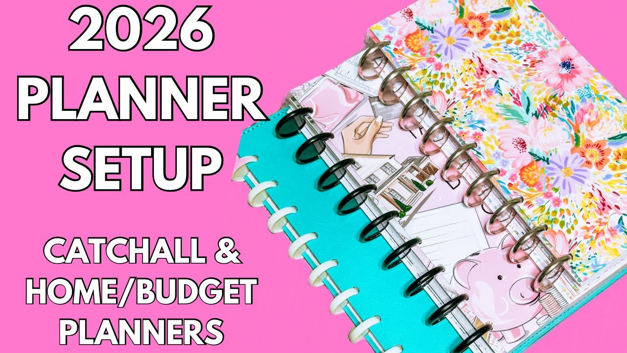 Настройка ежедневника на 2026 год | Ежедневники Catchall и Home/Budget Planners