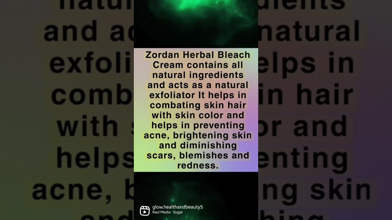 ALTOS ZORDAN HERBALS BLEACH CREAM FOR NATURAL GLOW 
