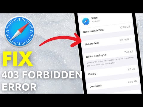 How To Fix 403 Forbidden Error On Safari