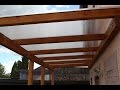 DIY Selbstgebautes Hausvordach aus Holz / Self-built house canopy wood