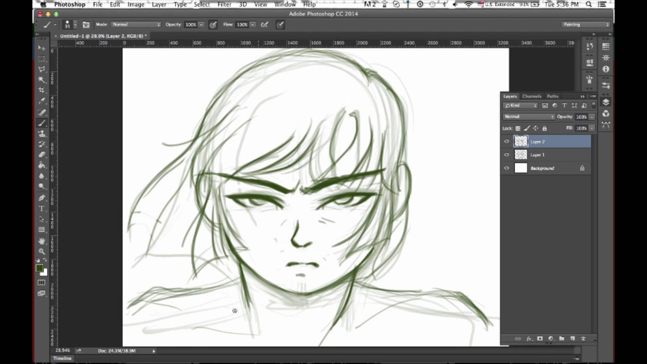 Touya Akira speedpaint part 1