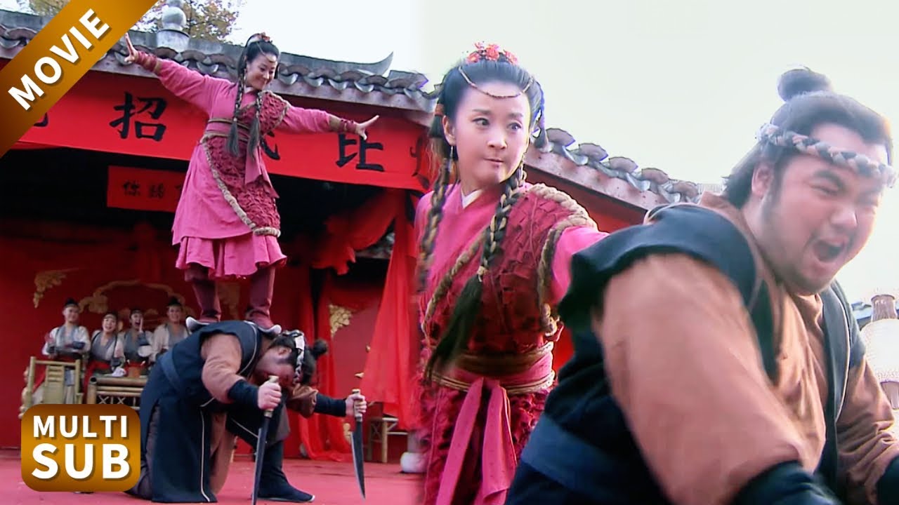 穆桂英比武招親，個個都挨不过她十招，都是手下敗將，谁也没想到野丫头成了青史留名的女将军！ 