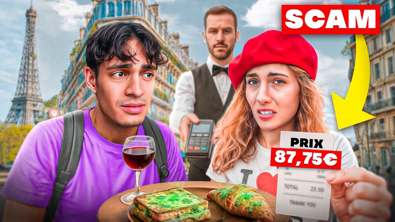 On teste les Pires RESTOS-ARNAQUES de Paris (avec une touriste)