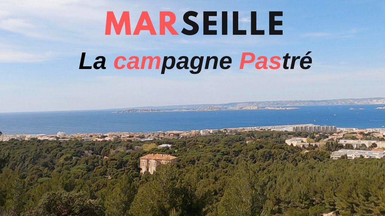 MARSEILLE, 8ème, la campagne Pastré un parc nature aux portes du parc national des calanques