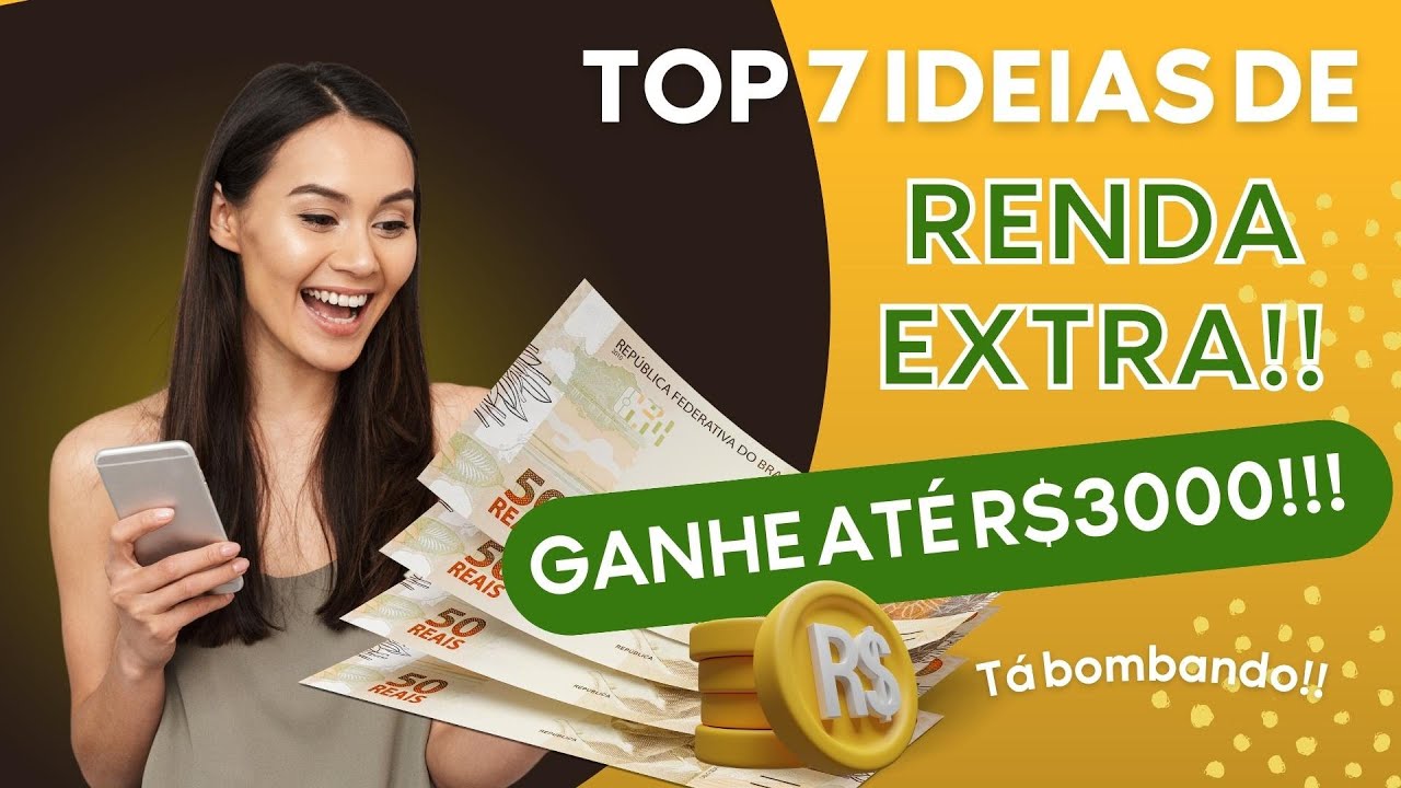 TOP 7 FORMAS DE CONSEGUIR RENDA EXTRA ONLINE CONFIÁVEL COM UMA IDEIA ...