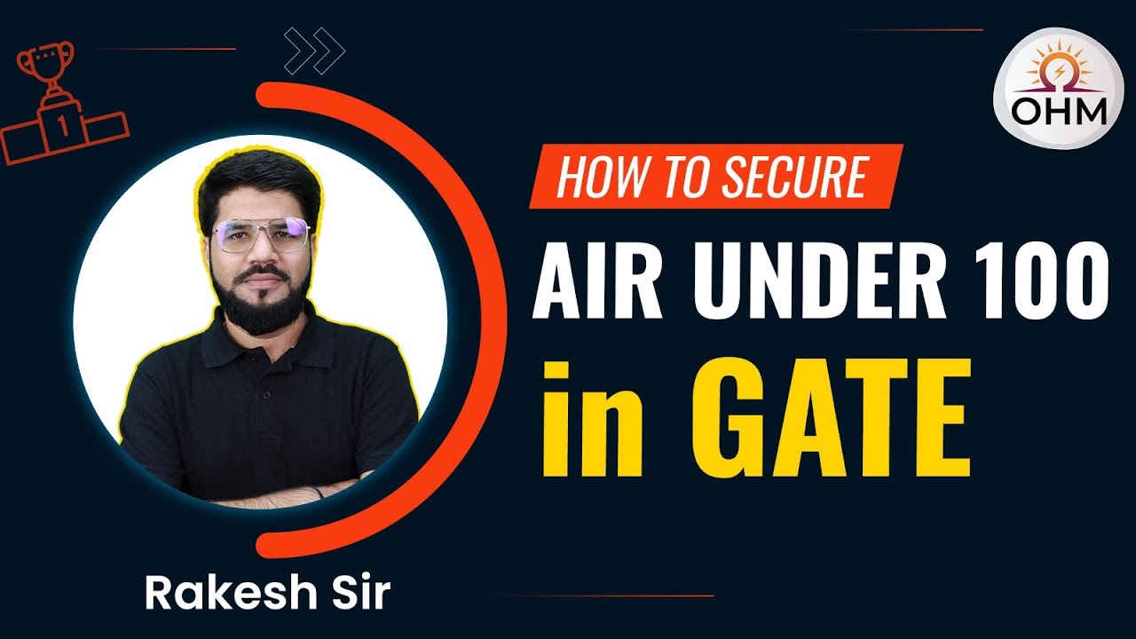 How to Secure AIR under 100 in GATE Exam | GATE 2025 Preparation ...