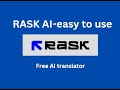 How to use Rask Ai (AI TRANSLATOR) - Fast, Simple and Easy tutorial