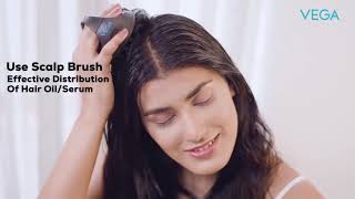 Vega Hair Scalp Massager Shampoo Brush With Soft Silicone Bristles For Anti DandruffHair Massage screenshot 2