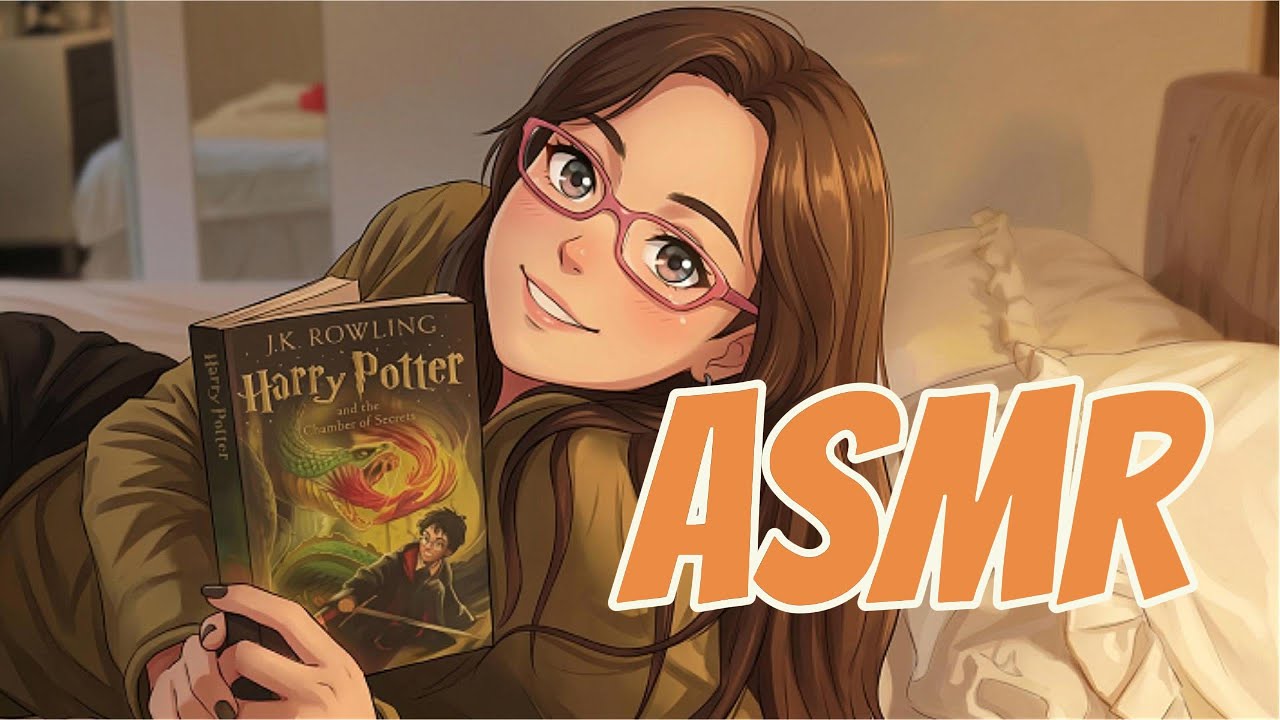 ASMR reading Harry Potter before sleep