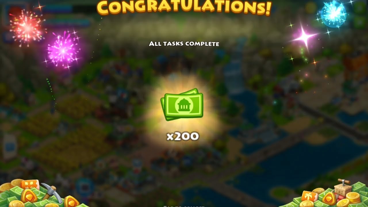 200 TC Mine time | Township Gameplay