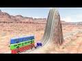 Cars vs Giant Bulge #1 - BeamNG.Drive