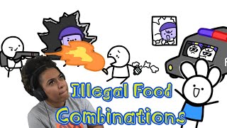 Illegal Food Combinations | Ice Cream Sandwich REACTION