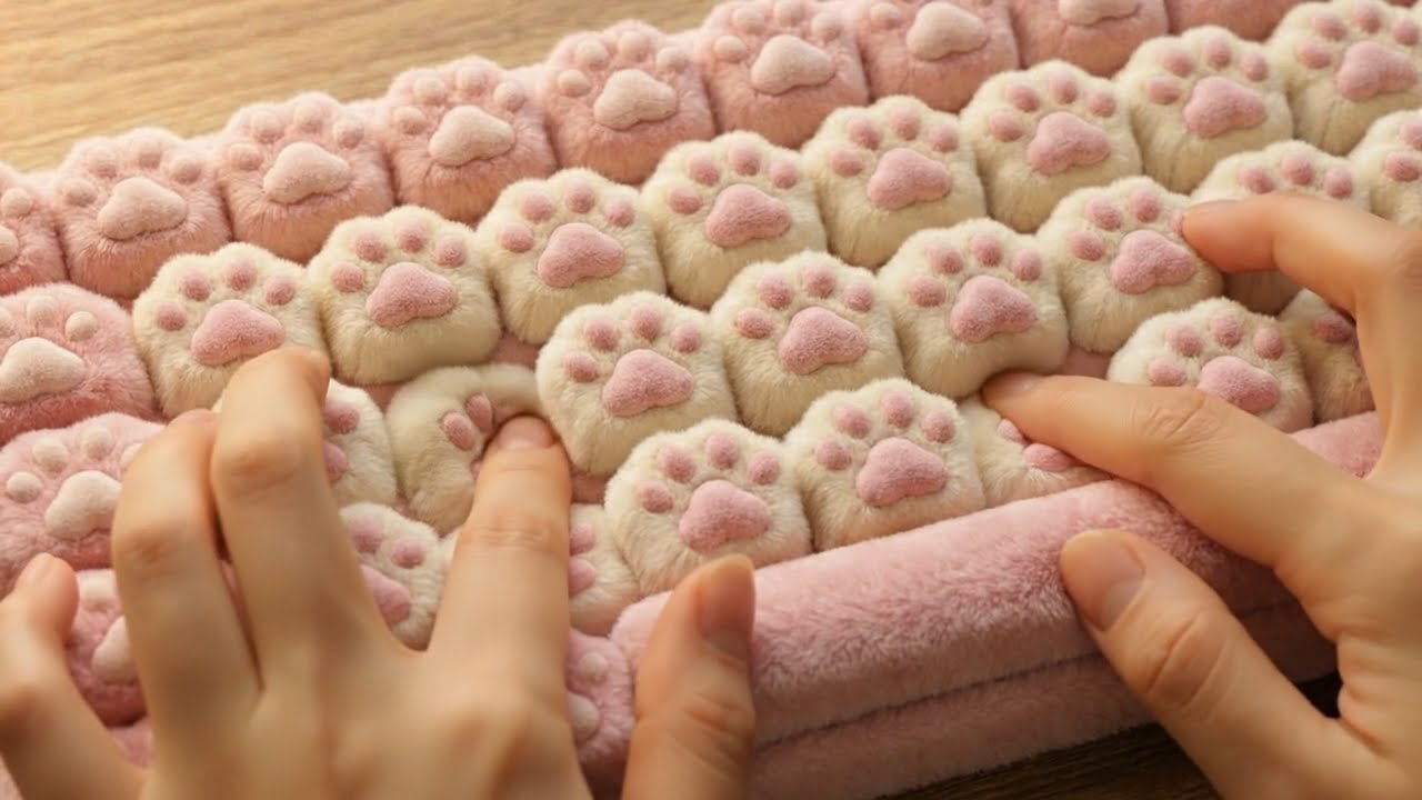 【AI ASMR】 조용히 스며드는 편안한 소리들 / Quietly Seeping Soft Sounds / ASMR 키보드 타이핑 / ASMR Keyboard Typing