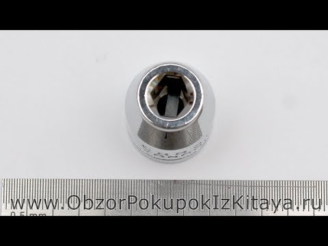 Переходник с трещотки 1/4 3/8 1/2 на 6-гранный хвостовик 6,35мм. Распаковка покупок из Китая 2017.