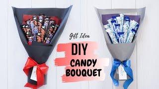 diy man bouquet i chocolate bouquet | how to make snickers bouquet | diy git ideas