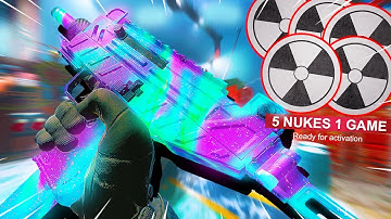 5 NUKES in SBMM!!.. "BEST WSP SWARM CLASS SETUP" 😈 (PENTA NUKE) - Modern Warfare 3