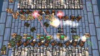 Unity3D Tank Tower Defense Game Prototype Test Play Movie