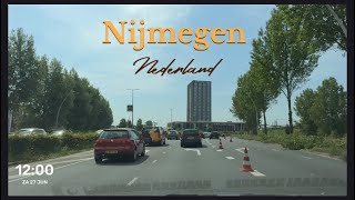 Beautiful Nijmegen Drive Scenic Dutch City Streets 4K
