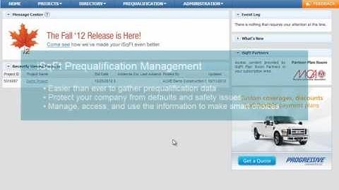 iSqFt Prequalification Management - Form Review and Approval