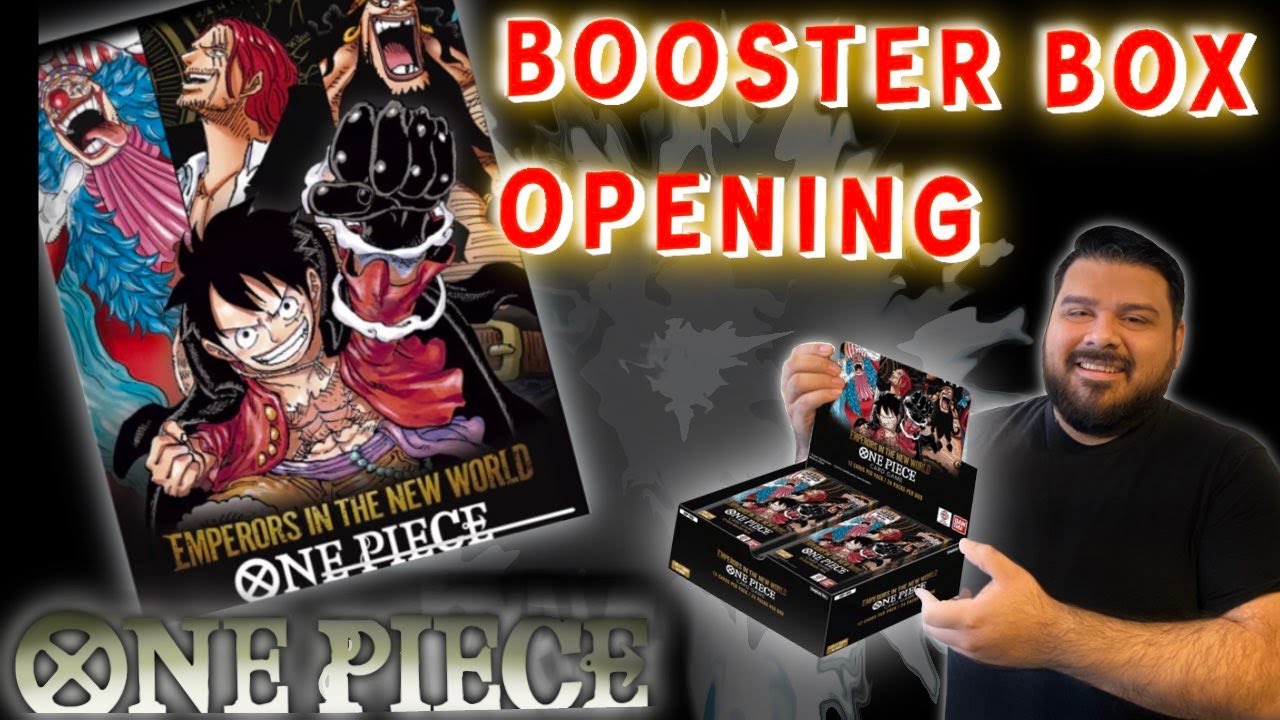 SEARCHING FOR PURPLE LUFFY STAPLES! | One Piece: Emperors in the New World Booster Box Opening! 