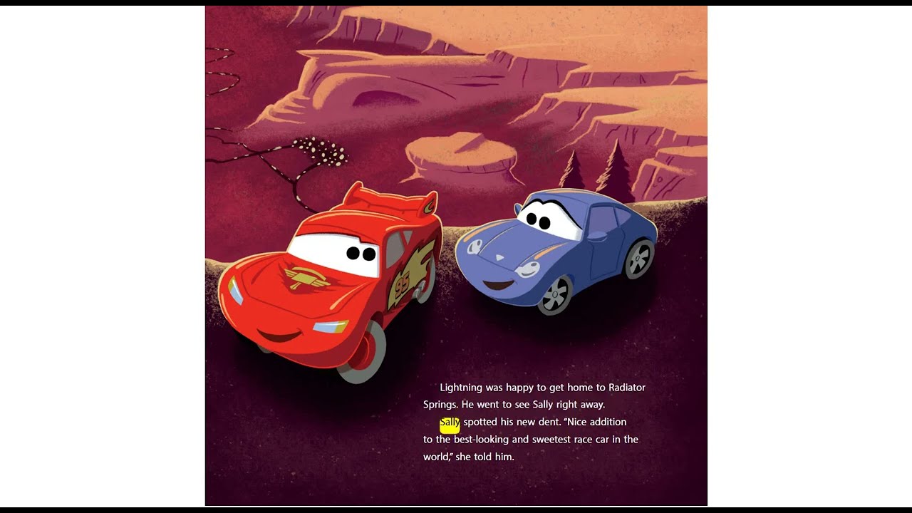 Cars 2: Racing Rivals: Lightning McQueen Races Francesco (With Highlighted Words) Read Along