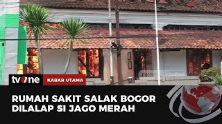 Pengunjung Panik Berlairan Saat Bangunan RS Salak Bogor Terbakar Hebat | Kabar Utama tvOne