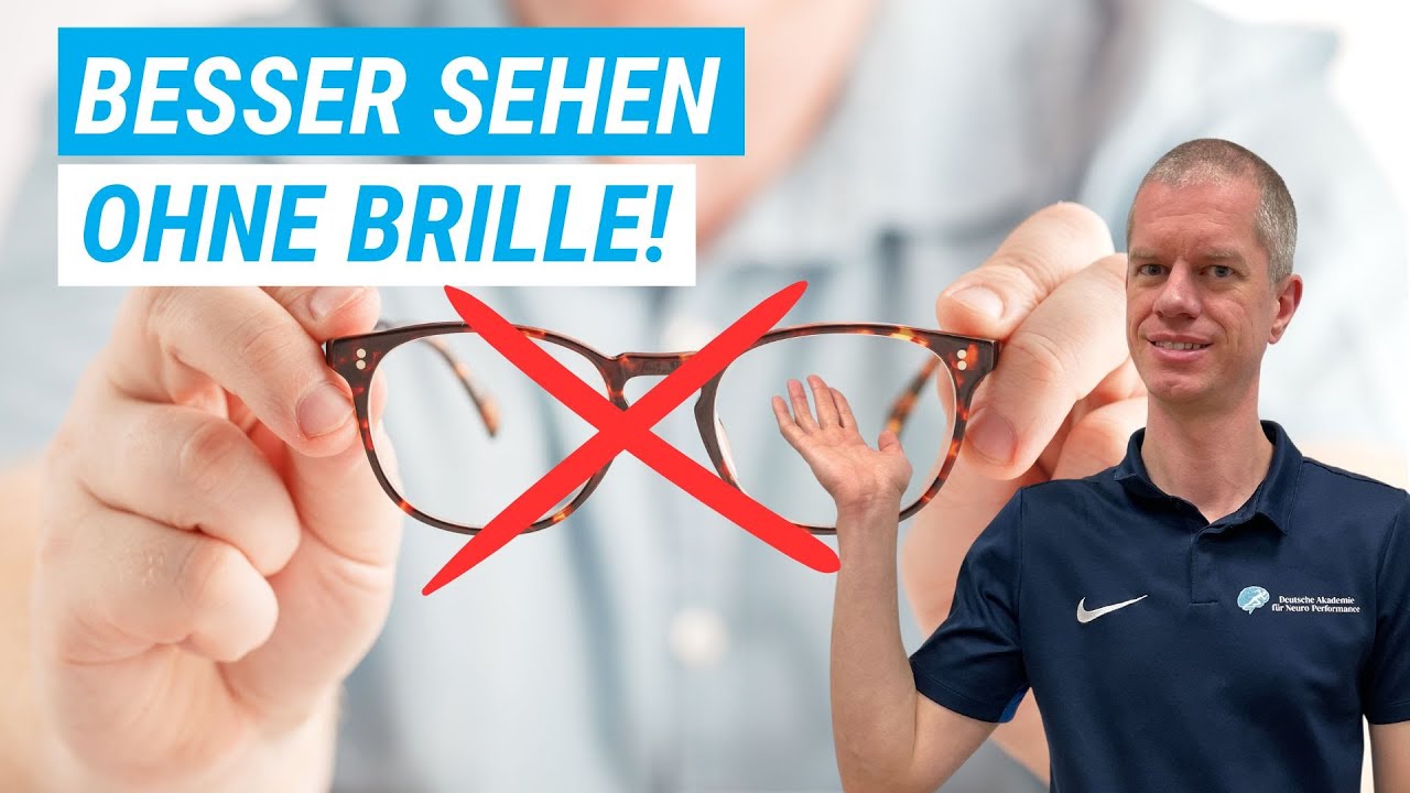 Brille schadet deinen Augen -  2 einfachen Augenübungen können helfen