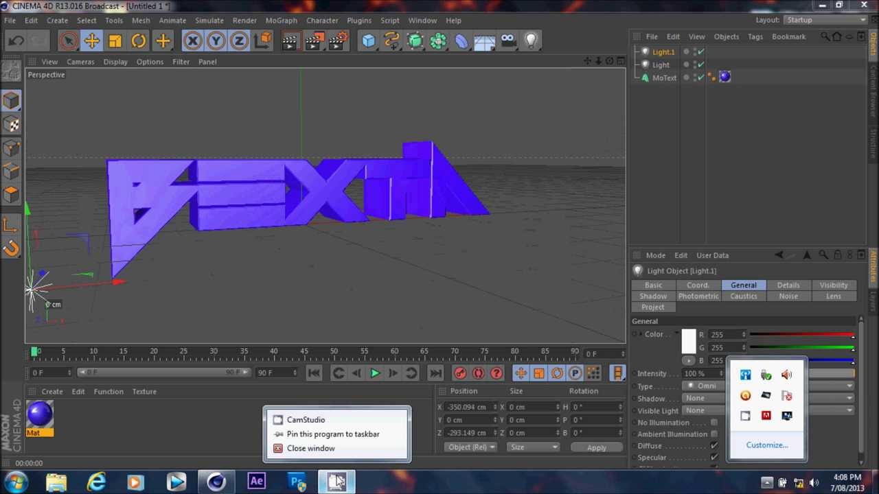 Basic Cinema 4D Tutorial - YouTube
