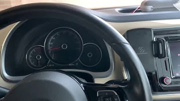 How to reset tire pressure light Volkswagen Beetle 2019