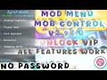 MOD MENU MOB CONTROL V2.92.0 || UNLOCK VIP MAX LEVEL CARDS NO ADS || NO PASSWORD