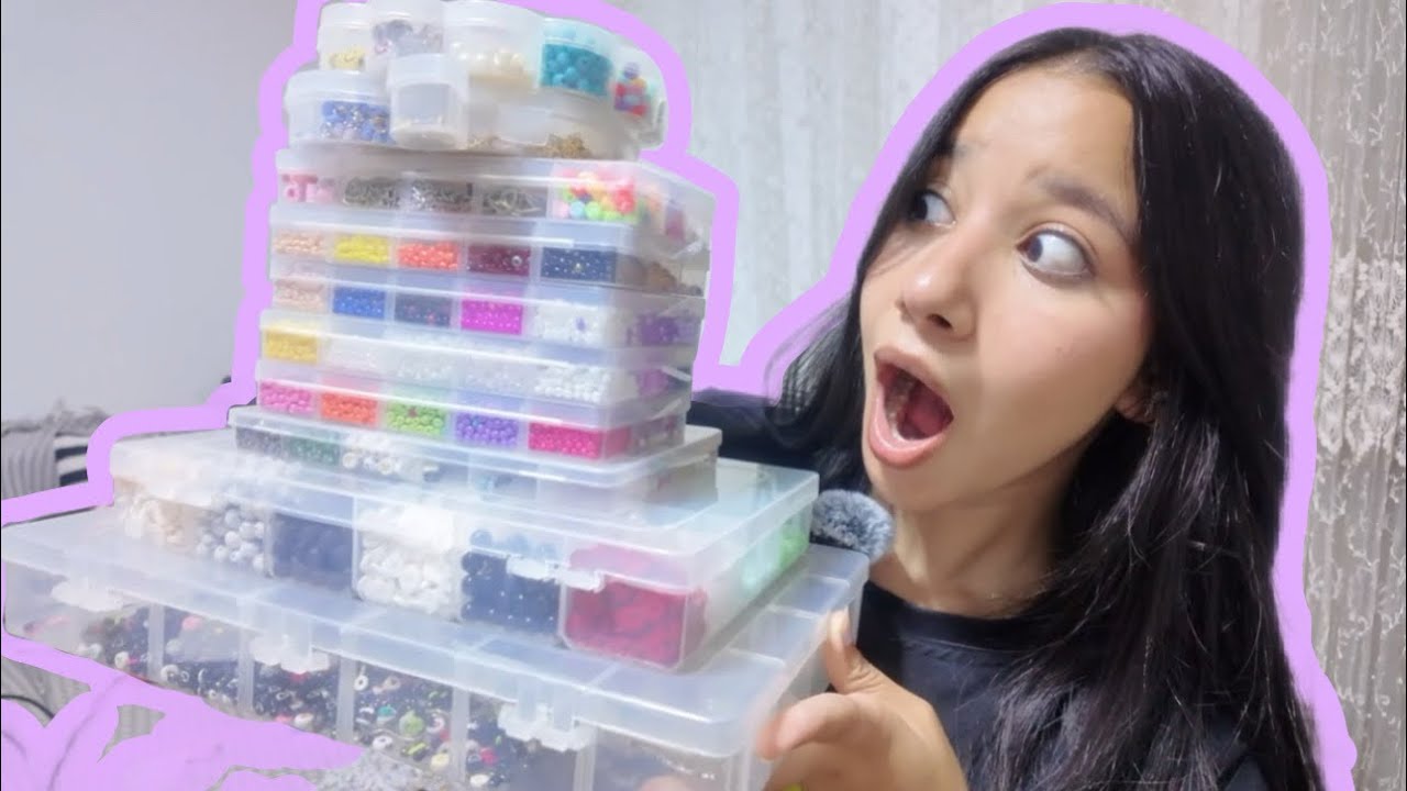 يلا نرتب الخرز مع بعض💎 الفيديو المنتظر🤩🫣 | فيديوهات الخرز راجعه تاني ولا لا🤔🤷🏻‍♀️