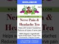 HEADACHE &amp; NERVE PAIN TEA