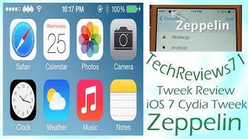 |iOS 7 Compatible| Zeppelin| Cydia Tweek|