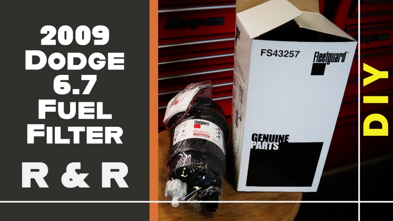 Fuel Filter Replacement 6.7 Cummins //2009 Dodge 6.7 Cummins - YouTube