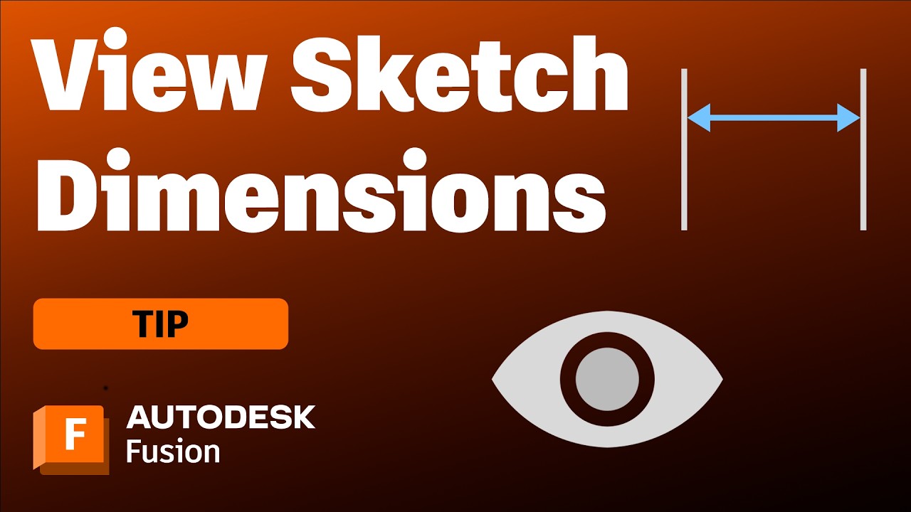 Save Time by Showing Sketch Dimensions Outside your Sketch in Autodesk Fusion