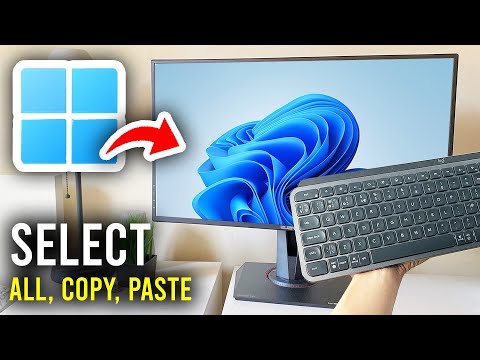 How To Select All Copy Paste With Keyboard Shortcuts On Windows Computer Step By Step