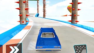 Mega Ramp Muscle Car Racing #14 - Racing Car Game screenshot 2