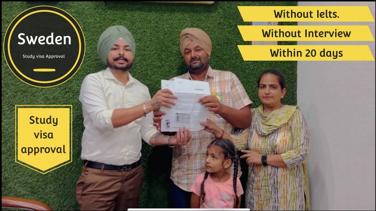Sweden Study visa Approval, Real story of Family, Beware from Scammers, Apply now for Sweden.