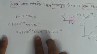 Photoelectric Effect | Mathematical Problem | Threshold Frequency | HSC | Bangla