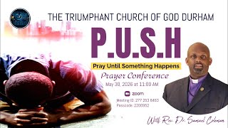 Pray Until Something Happens Prayer Conference Advertisement - TTCOG Durham - May 2026