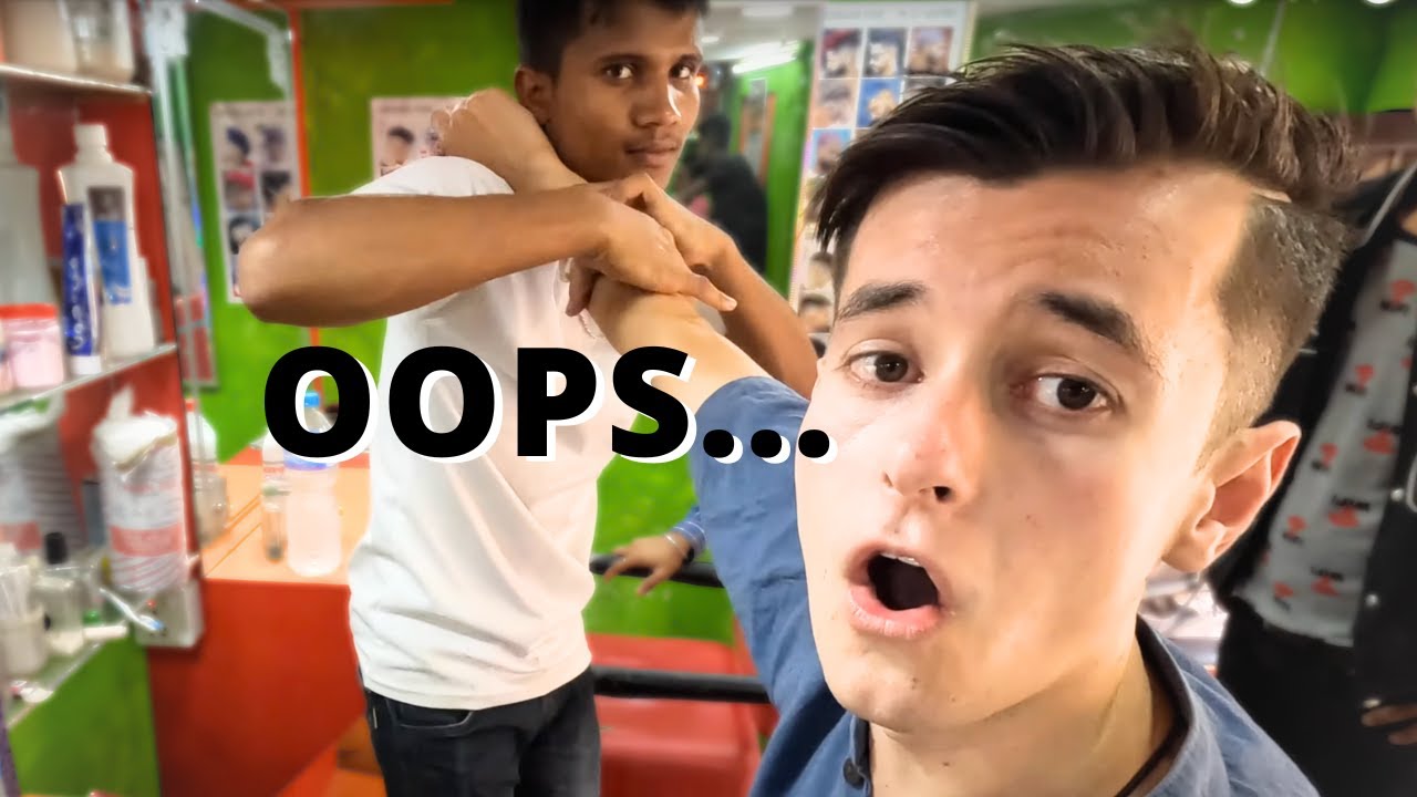 Этот парикмахер ПОЛОМАЛ и облегчил все мое тело!