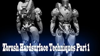 Zbrush Hardsurface Techniques part 1