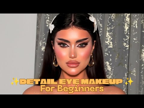 Cut Crease Glam Eye Makeup Tutorial: Detailed Blending & Flawless Base by LearningWith Nk
