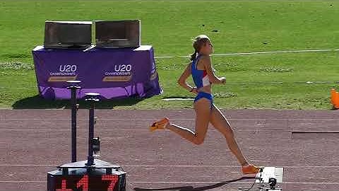 Thumbnail of Teodora Boberić (SRB) Long Jump Slow Motion 120 fps Jerusalem 2023