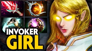 PERFECT COMBO WITH TIMELESS RELIC | AMAZING INVOKERGIRL 21kills GAME vs ARC WARDEN | Dota 2 Invoker
