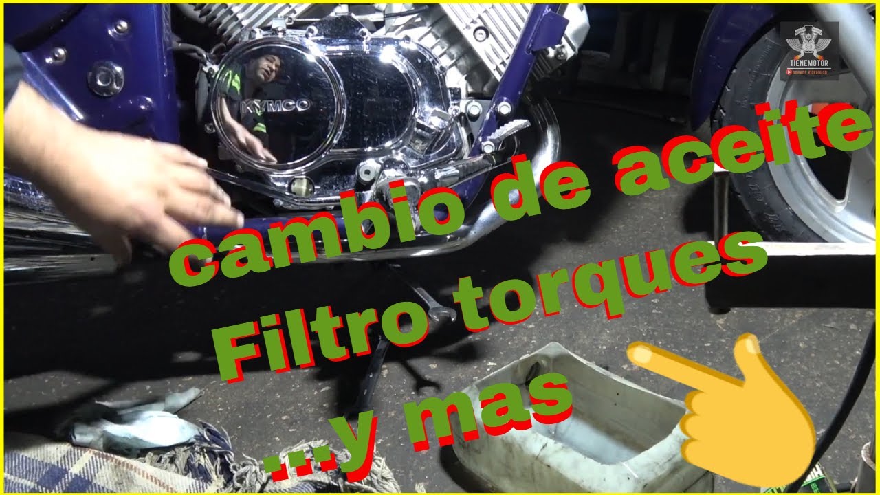 CAMBIO DE ACITE  MOTO venox 250
