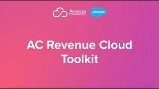 AC Revenue Cloud Toolkit Demo: Self-Service Subscription Management in Revenue Cloud